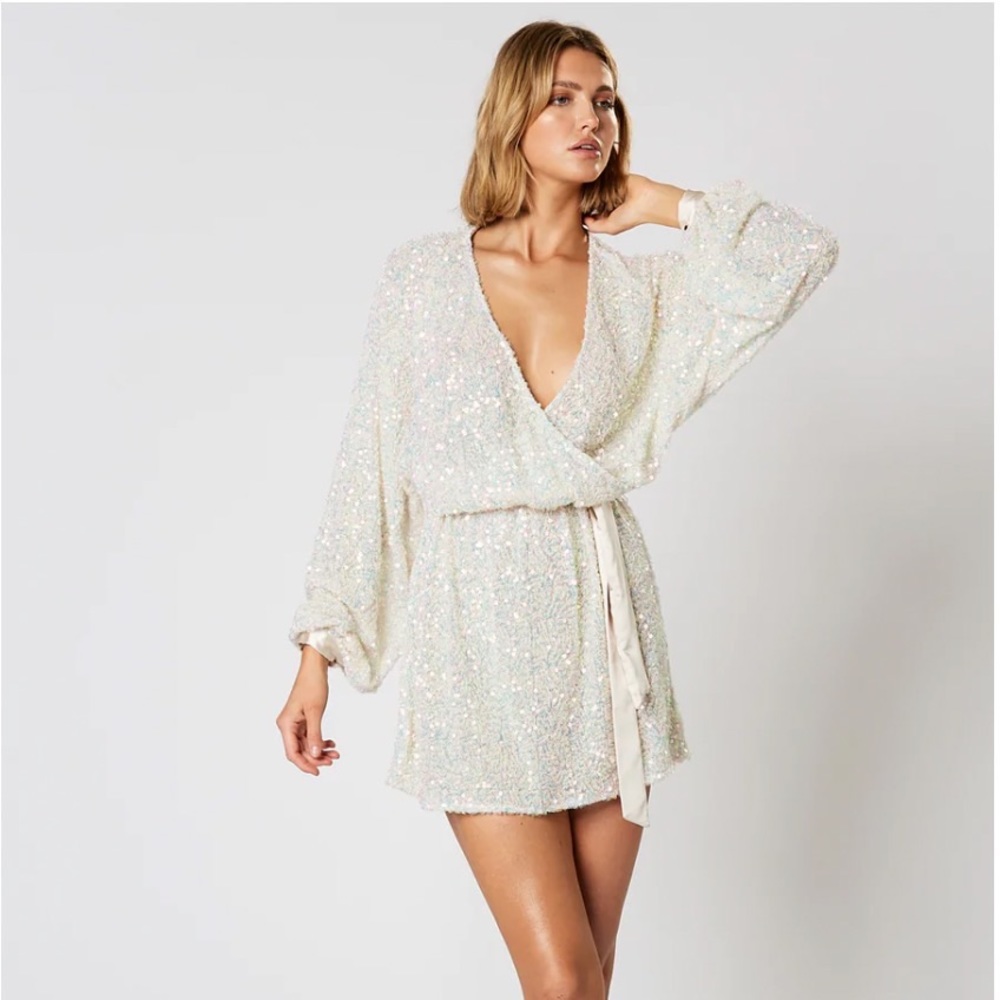 Winona - Wrap Prism Short Dress